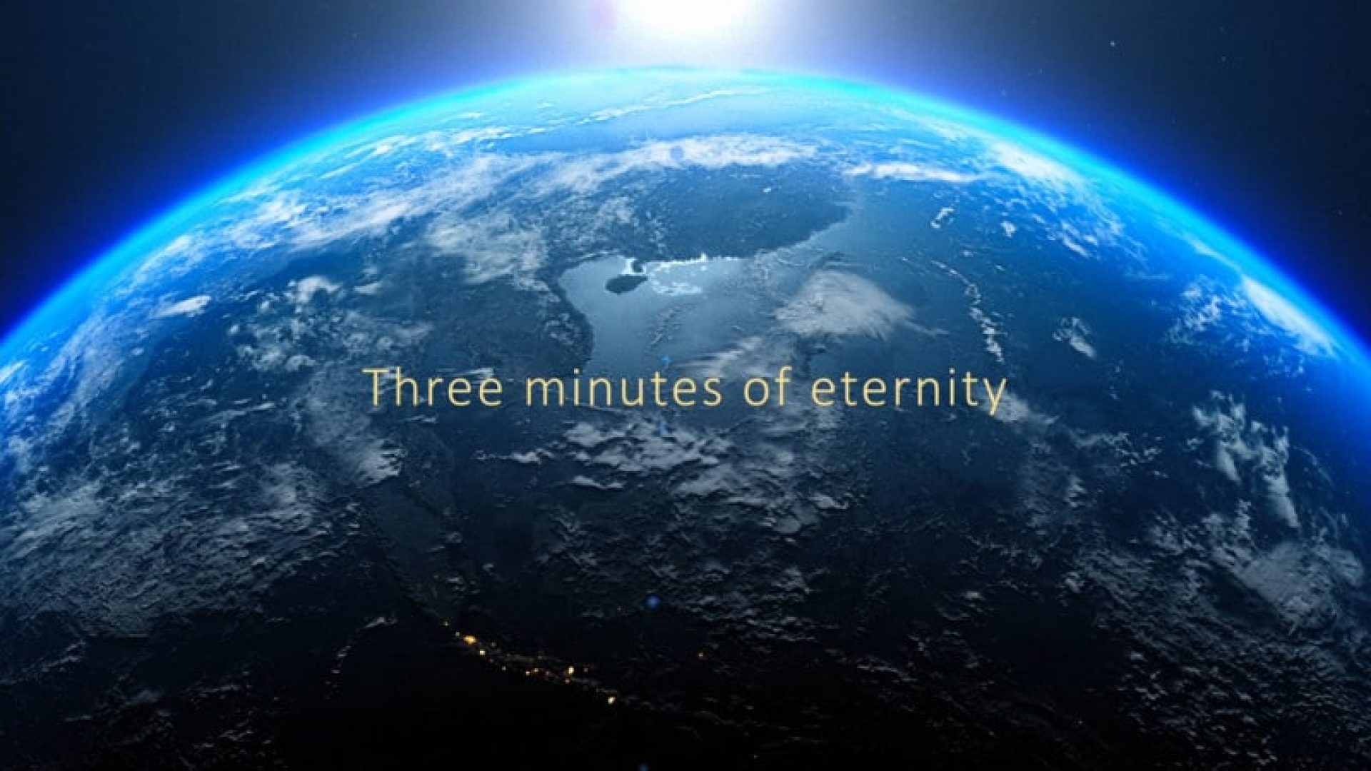 Tre minutter av evigheten